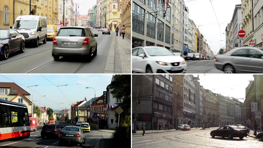 Urban plan Czech Republic Roads