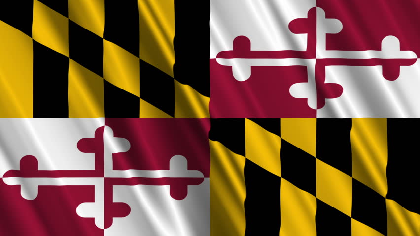 Maryland Flag Loop 1 Stock Footage Video 1373335 - Shutterstock