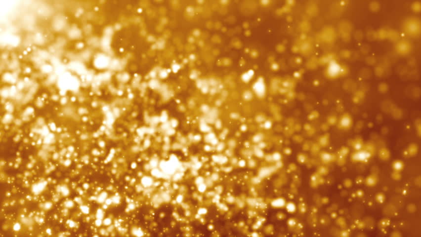 Golden Dust Particle Seamless Background Stock Footage Video 2091254 ...