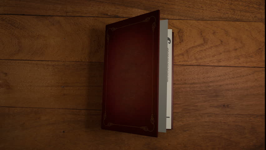animation of book opening
