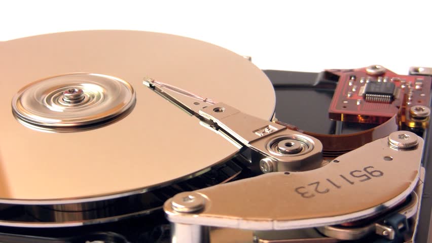 hard drive spinning