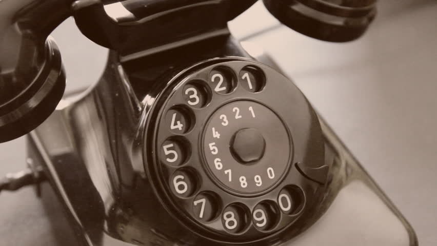 Vintage Black Telephone 42