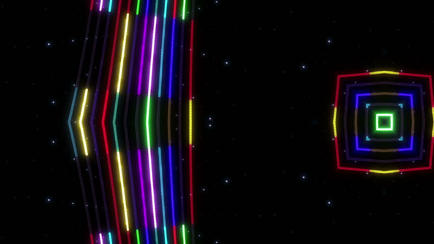 Kaleidoscope Neon Tube. Stock Footage Video 5711822 - Shutterstock