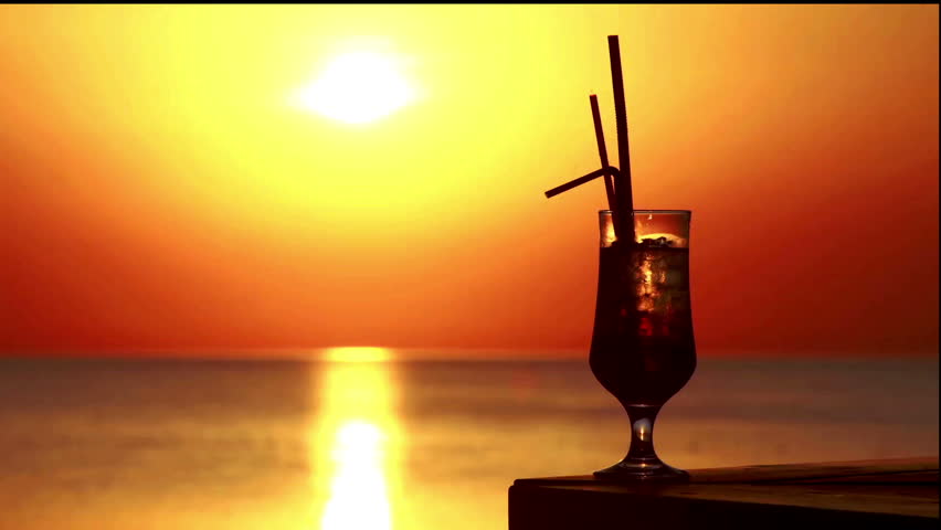 Cocktail At Sunset Stock Footage Video 6253547 - Shutterstock