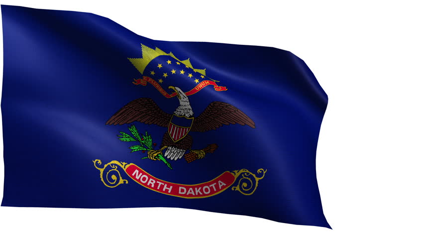 Flag Of North Dakota, ND, Bismarck, Fargo, November 2 1889, State Of