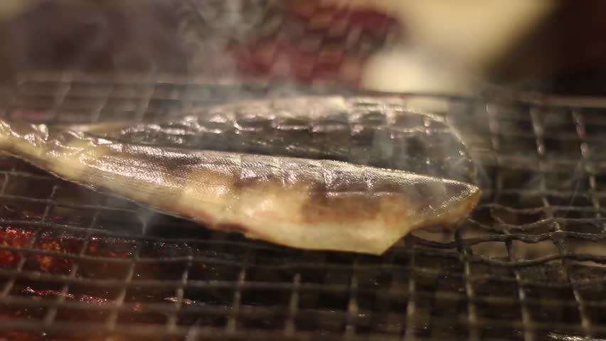 fish-grill-japanese-style-stock-footage-video-8319244-shutterstock