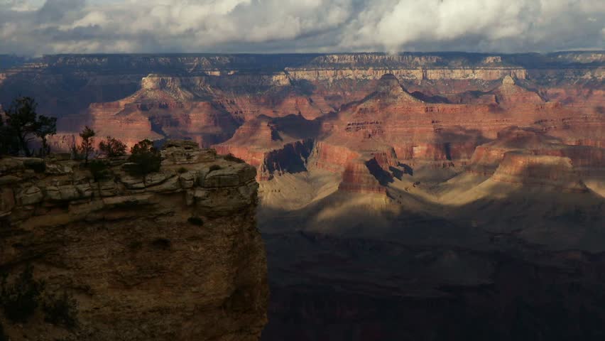 America's National Treasure - The Grand Canyon In Arizona Stock Footage 