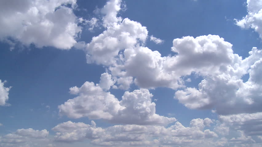 time-lapse-of-puffy-white-clouds-in-blue-sky-stock-footage-video