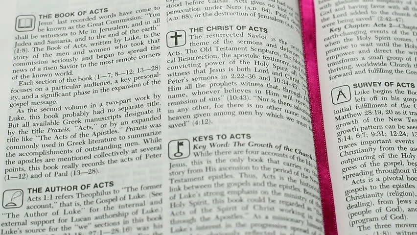 Header of Acts of the Apostles