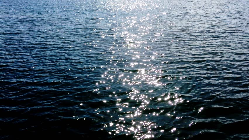 Sun Glints. Reflection Of Sunlight In Water Stock Footage Video 9471656 ...