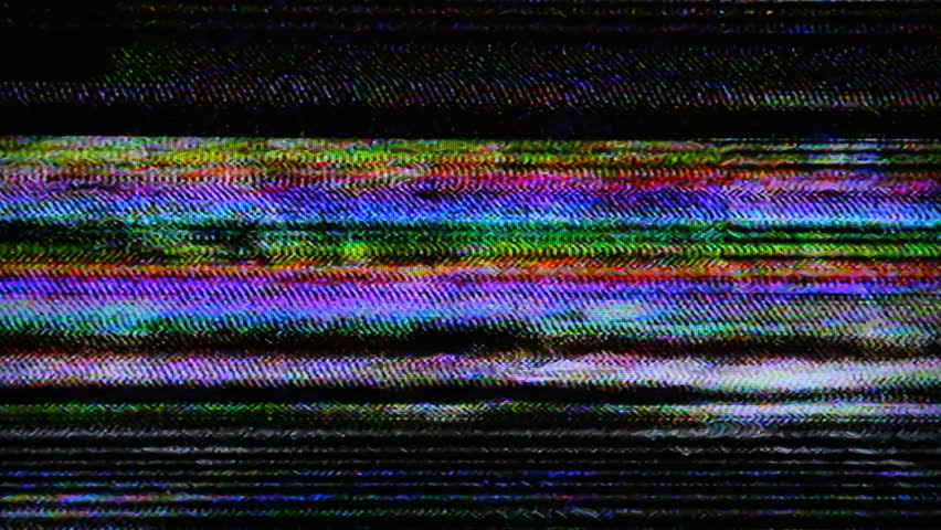 Television Interference And Noise On The TV Screen Stock Footage Video ...