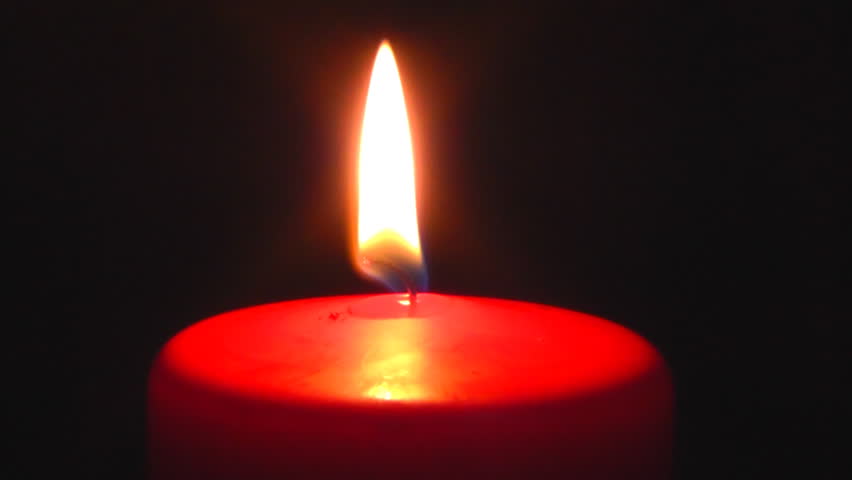 Single Red Candle Burning Stock Footage Video 2193115 - Shutterstock