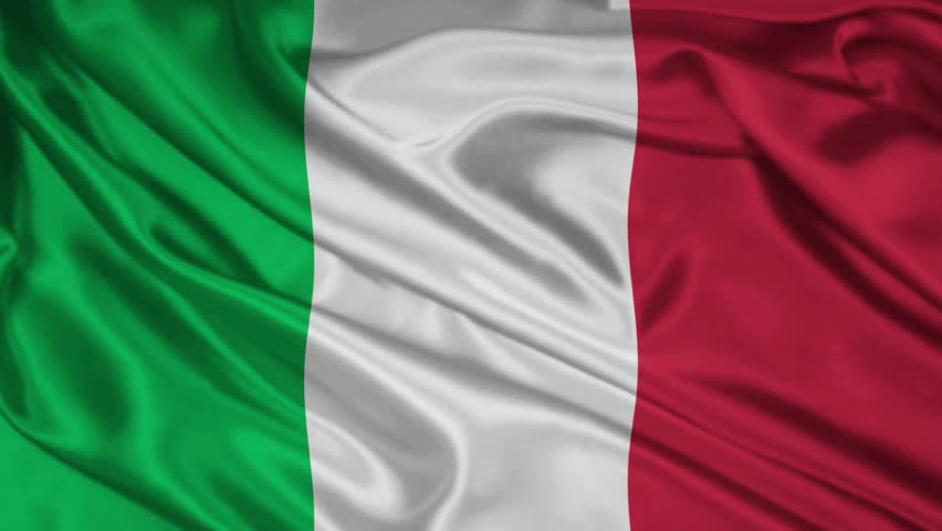 Italian Flag. The Flag Of Italy Waving. 1080p Stock Footage Video ...