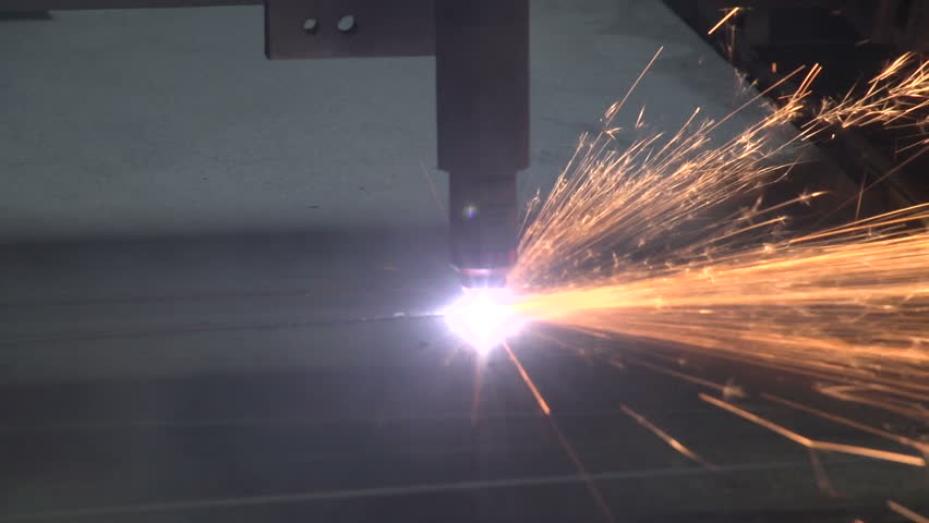 Close Up Of Plasma Cutter With Sparks Stock Footage Video 3652304 ...