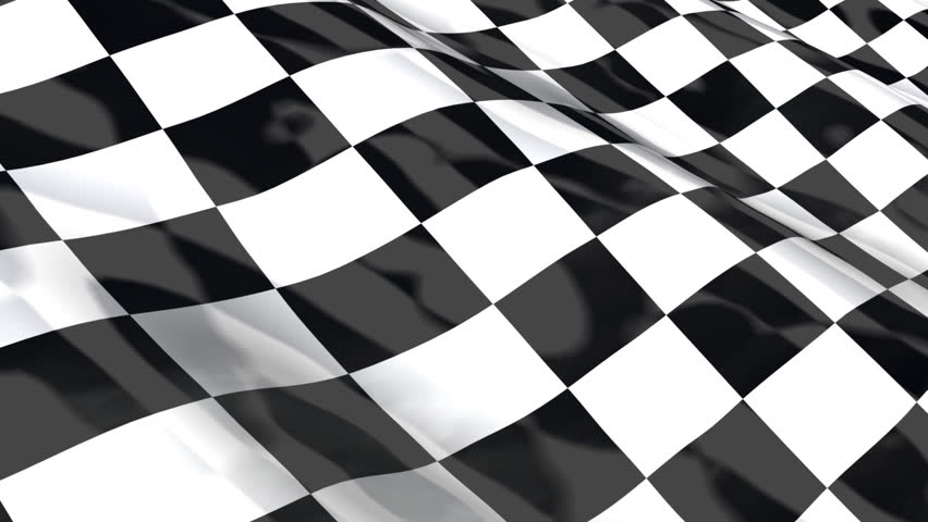 Checkered Racing Flag - 3d Animation, Seamless Loop Stock Footage Video ...