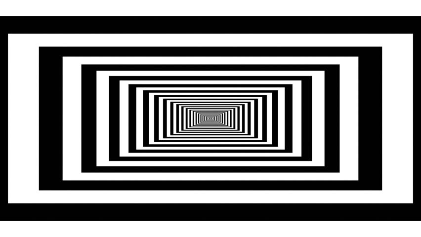 Concentric Rectangles Aspect Ratio 1.6180:1 Optical Visual Looping ...