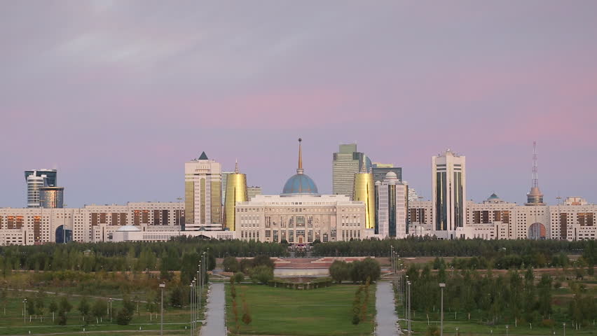 ASTANA - CIRCA SEPTEMBER 2014: Central Asia, Kazakhstan, Astana, City ...