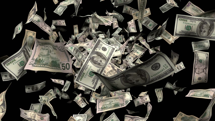 Money Burst Animation Bigger. Created With Hundreds, Fifties, Twenties ...