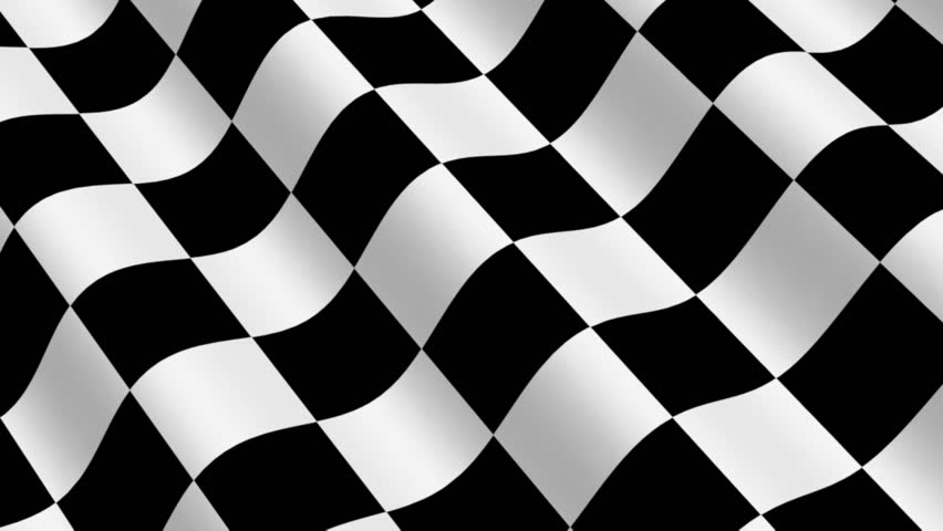 Checkered Racing Flag - 3d Animation, Seamless Loop Stock Footage Video ...